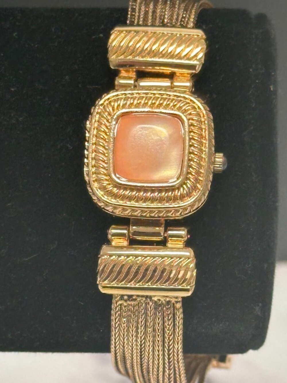 Beverly Hills Polo Club Watch Women Rose Gold Hidden Dial Chain Link Band